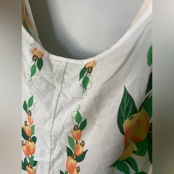 FARM RIO Papaya Salad Scarf Mini Dress S